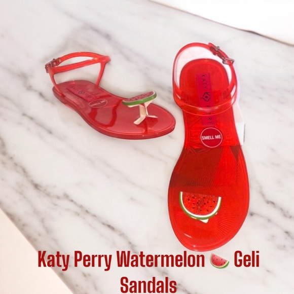 Katy Perry’s Watermelon 🍉The Geli Sandal Sz11 NWT - Picture 1 of 14